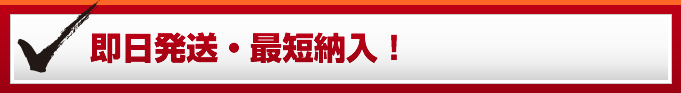 即日発送・最短納入！